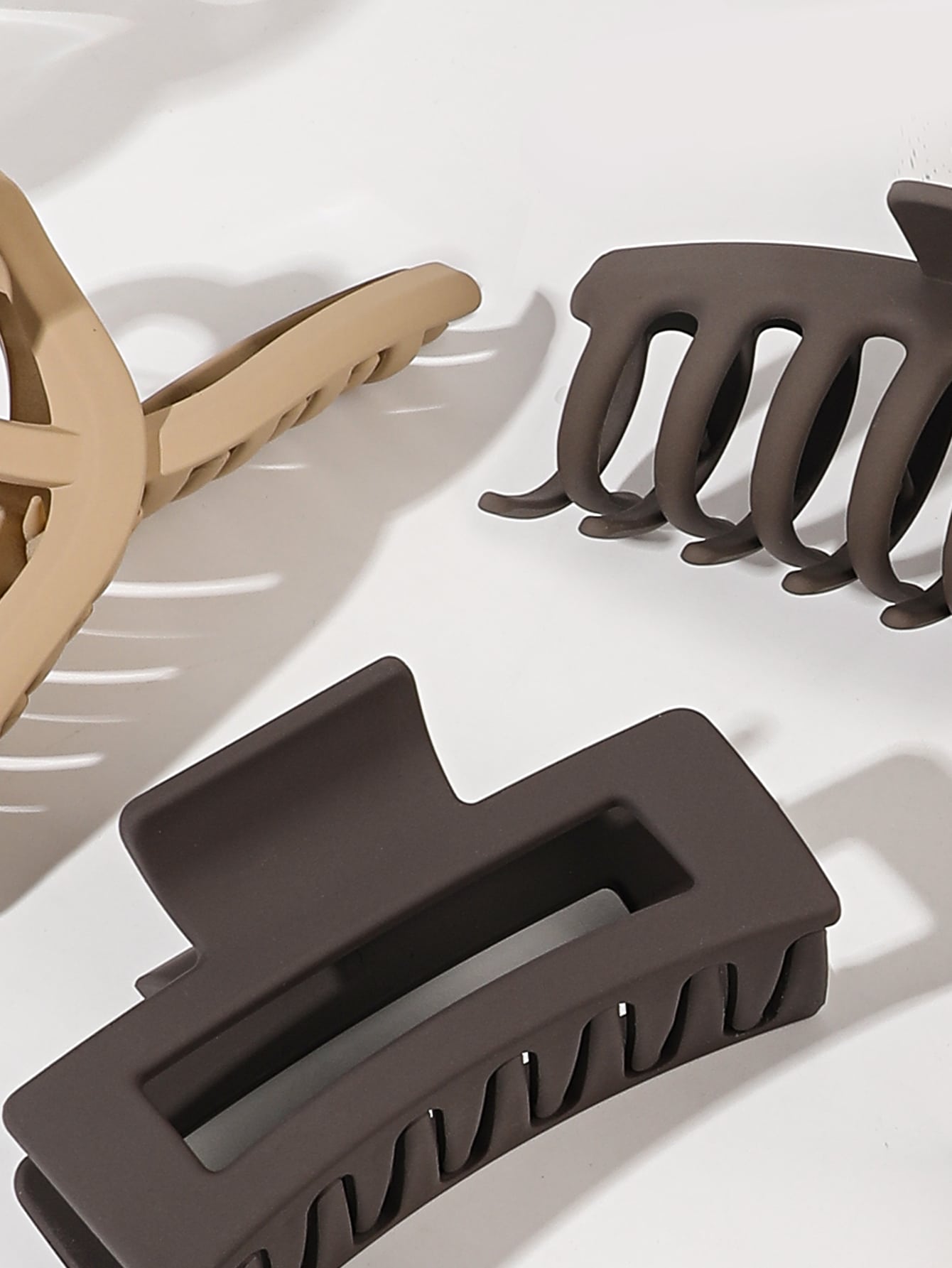 Matte Hair Claw - Pack Of 5