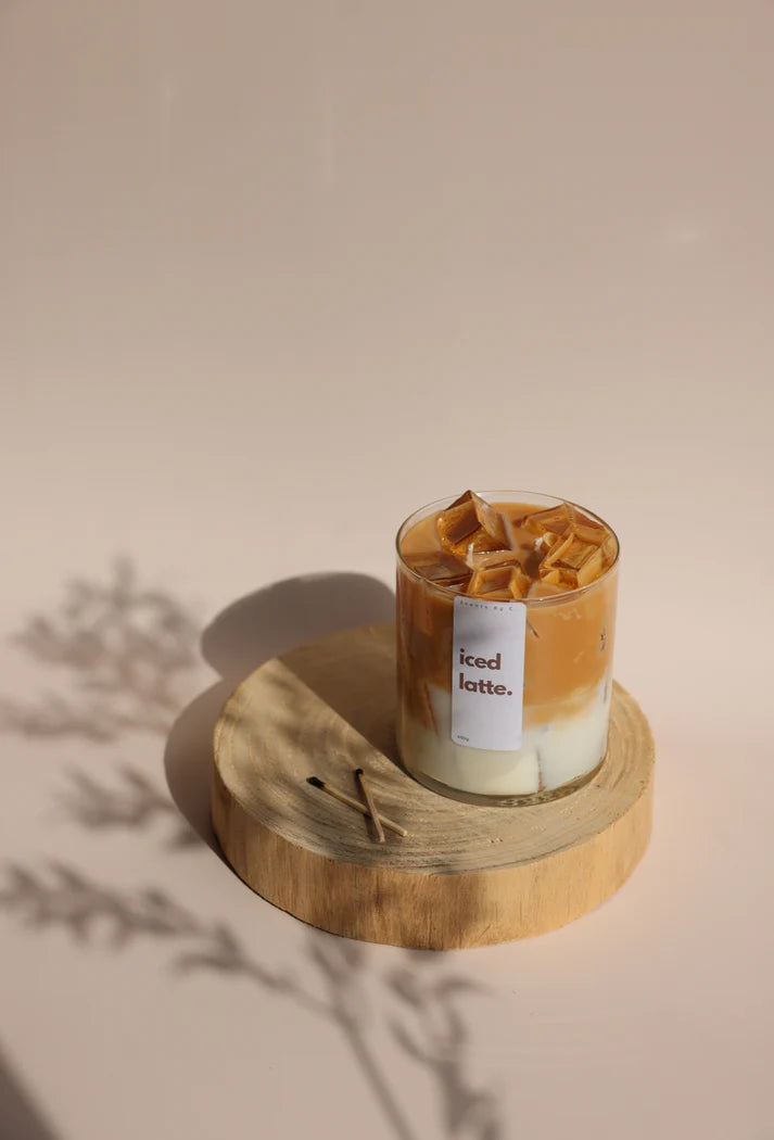 Ice Coffee Latte Candle