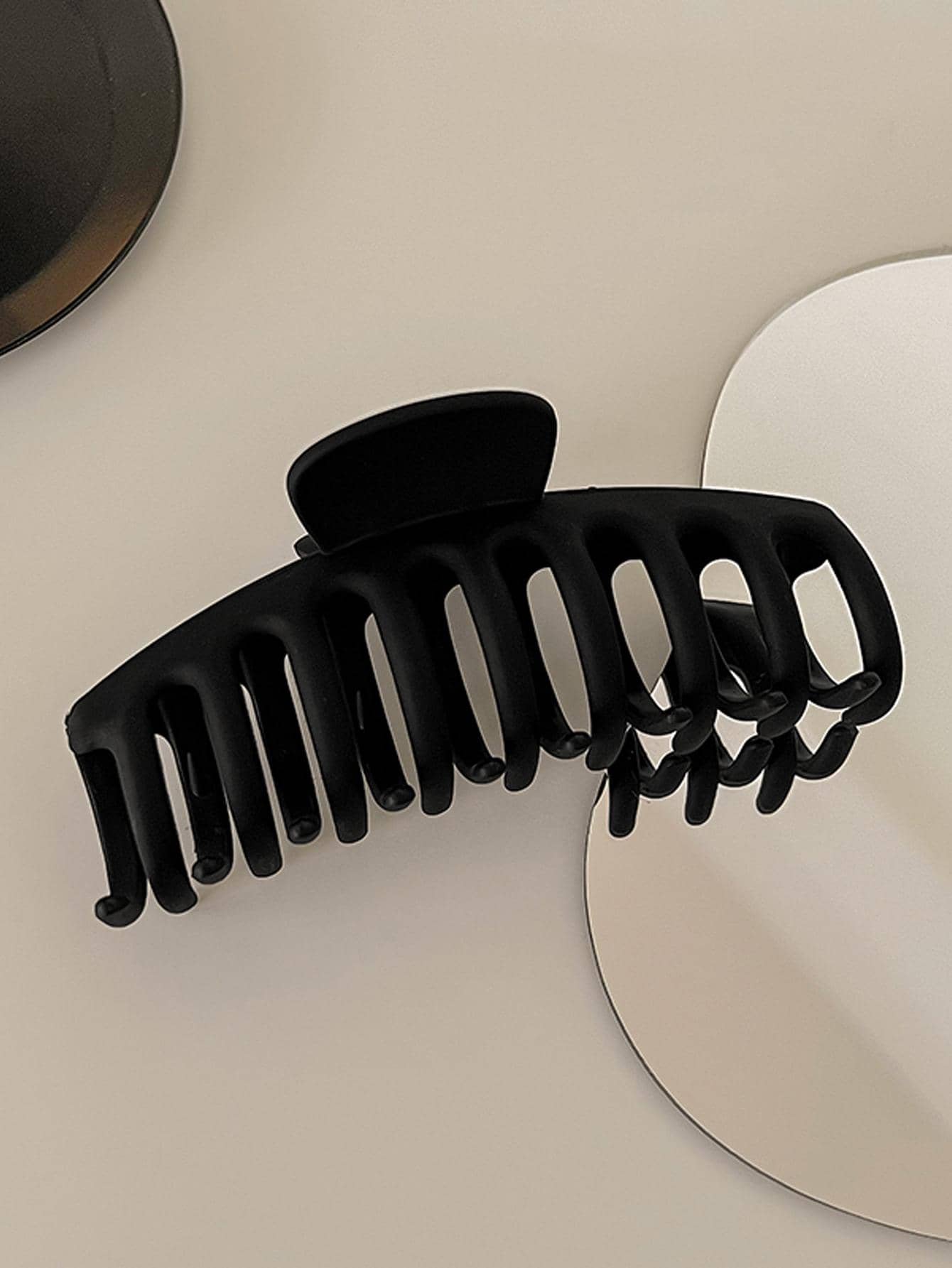 Black Matte Hair Claw