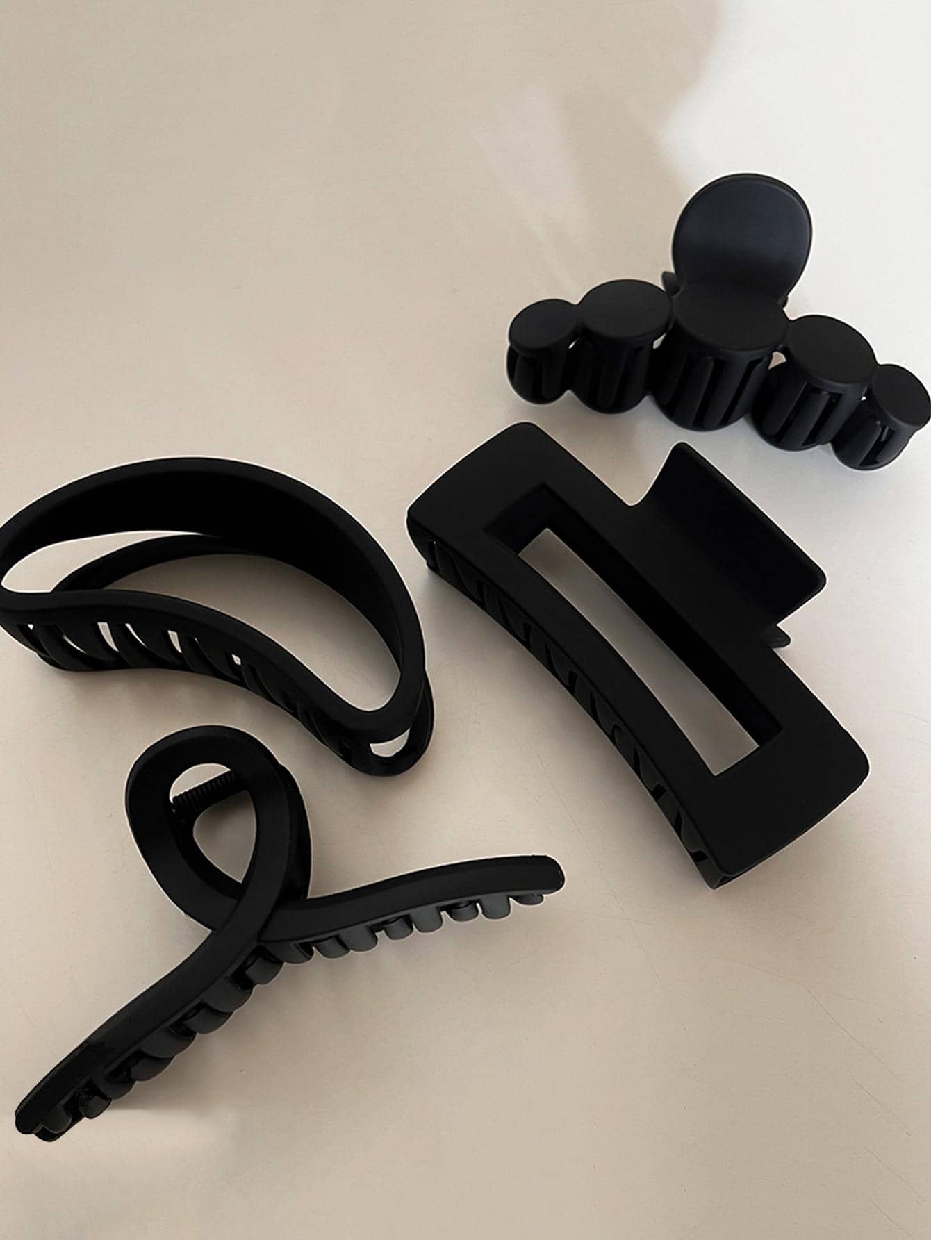 Black Matte Hair Claw