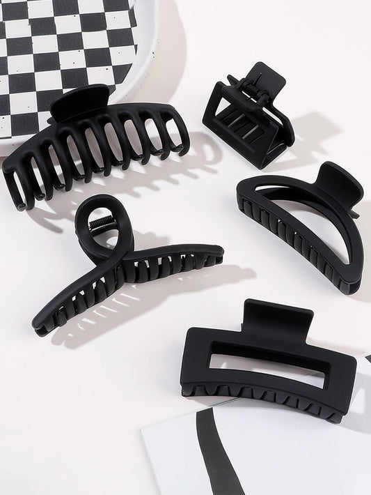 Black Matte Hair Claw