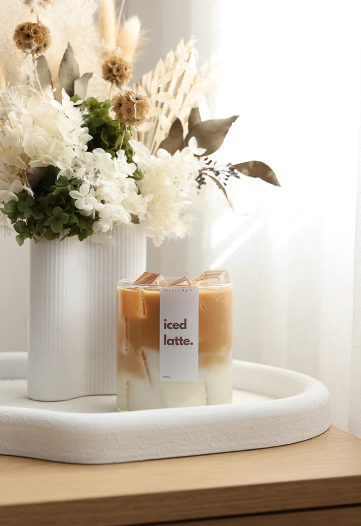 Ice Coffee Latte Candle