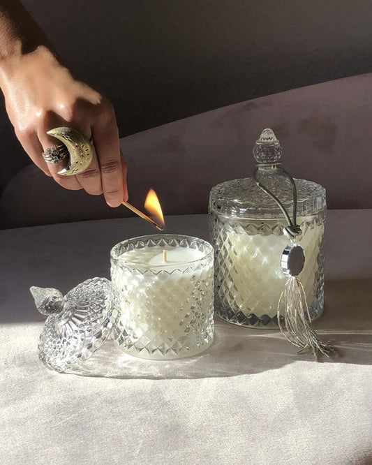 Arabian Nights: Oud & Musk Scented Candle
